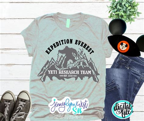 Expedition Everest Disneyworld Ride Yeti Research Team - Etsy