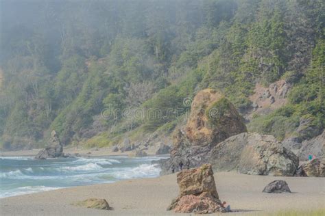 The Rocky Coast Of Trinidad State Beach On The Pacific Ocean In