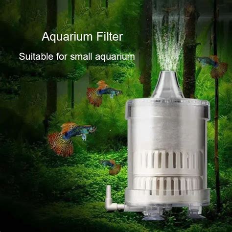 Double Aquarium Filter Fish Tank Shrimp Pond Air Pump Biochemical