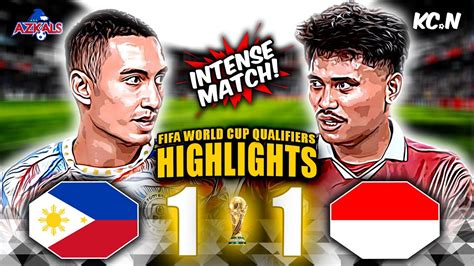 Philippines Vs Indonesia Highlights Afc World Cup Qualifiers 2026