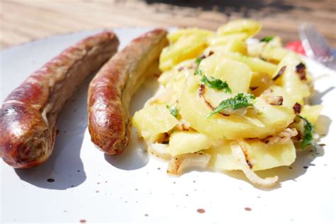 Frowinias Küche Kartoffelsalat fettarme Wurst