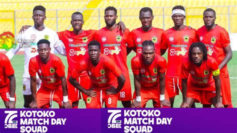 Asante Kotoko Vs Legon Cities Confirmed 20 Man Squad Why Danlad Is Out