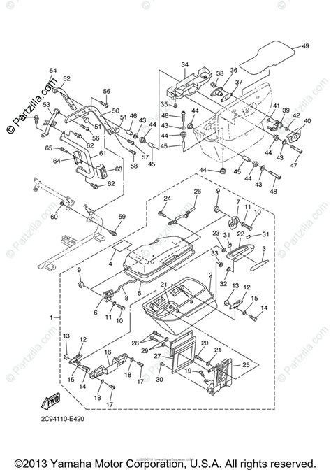 Yamaha Motorcycle 2006 Oem Parts Diagram For Saddlebag 1