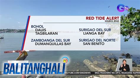 Ilang Lugar Sa Visayas At Mindanao Positibo Pa Rin Sa Red Tide Bt