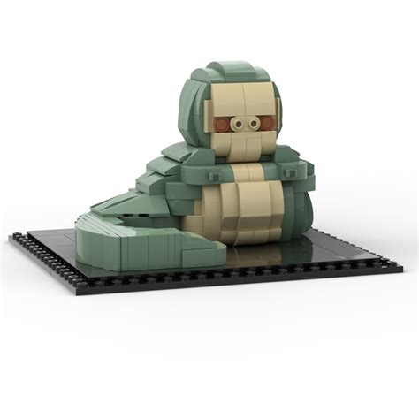 Custom Lego Star Wars Jabba The Hutt MOC Brickheadz Instructions