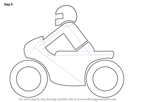 Learn How to Draw a Motorcycle for Kids (Two Wheelers) Step by Step ...