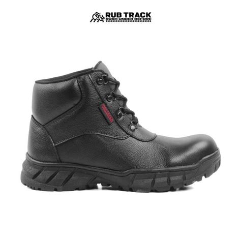 Promo SEPATU SAFETY PRIA UJUNG BESI BOSSINDO HIGH TALI SEPATU BOOTS