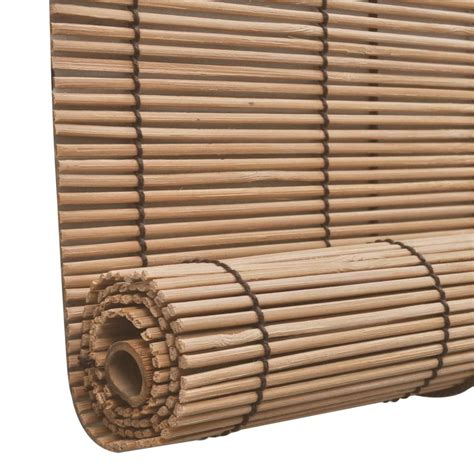 Store Roulant En Bambou 140 X 220 Cm Naturel Bamboo Roller Blinds