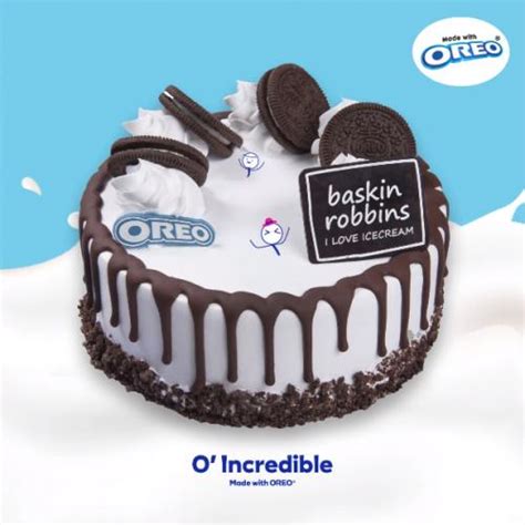 Baskin Robbins OREO O' Incredible Ice Cream Cake