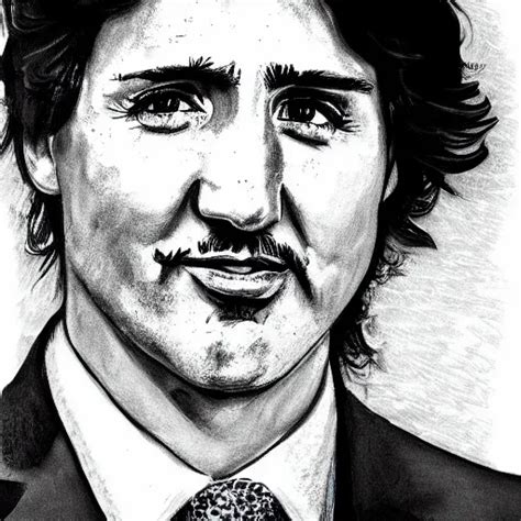 Portrait Of Justin Trudeau By Osbert Stable Diffusion OpenArt