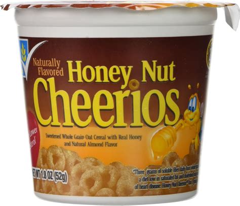 General Mills Honey Nut Cheerios Cereal Single Serve 1 8 Oz Cup 6 Pack Amazon Es