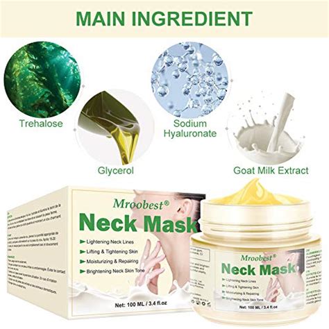 Neck Mask Cream Neck Firming Mask Moisturizing Neck Mask Neck