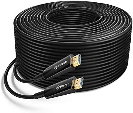 STEREN Cable HDMI 4K de Fibra óptica 50 m Amazon mx Electrónicos