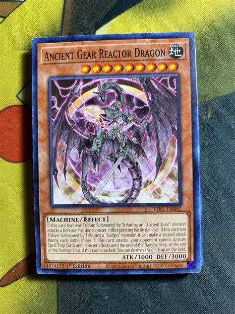 Toys And Hobbies Lds1 En082 1st Common Playset Ancient Gear Reactor Dragon X3 Yu Gi Oh Individual