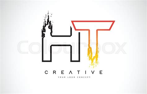 HT Creative Modern Logo Design Vetor ... | Stock vector | Colourbox