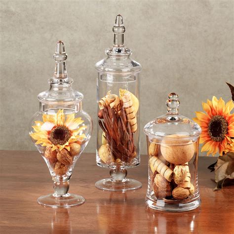 Aris Glass Apothecary Jar Set