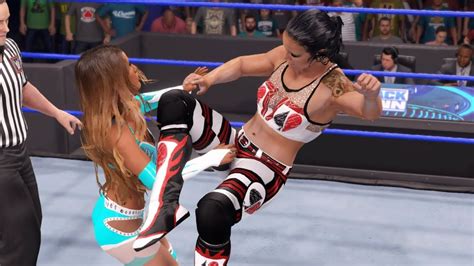 Wwe K Smackdown Live Shayna Baszler And Natalya Vs Aliyah And Nox