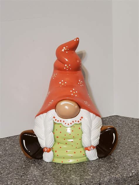 Snoozing Gnome Helga Is A New Addition To Our Collection Of Ceramics