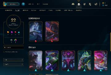 CONTA PLAT III SKIN PRESTÍGIO DO EZ E League of Legends Contas GGMAX