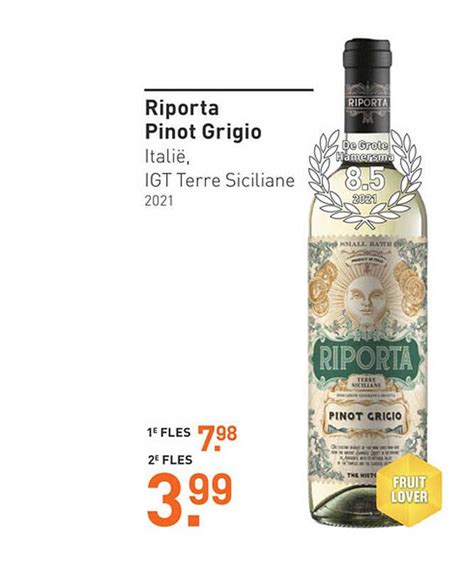 Riporta Pinot Grigio Aanbieding Bij Gall Gall Folders Nl