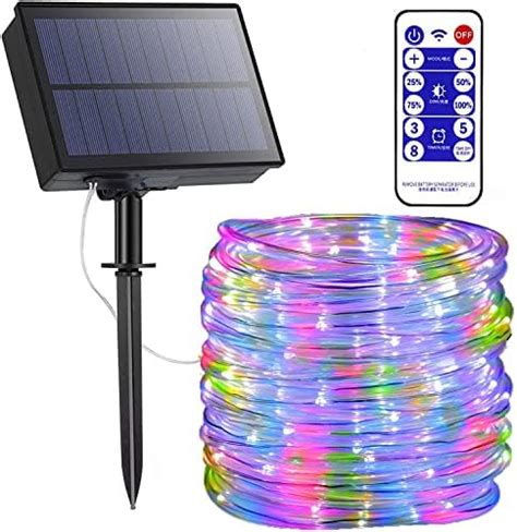 Suaver Solar Lichterkette Außen Wasserdichte 10m 100led Lichtschlauch