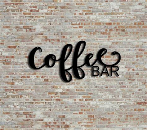 Coffee Metal Wall Art Metal Wall Decor Coffee Wall Hanging | Etsy