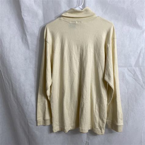 Timberland Turtle Neck Cream Embroidered Depop