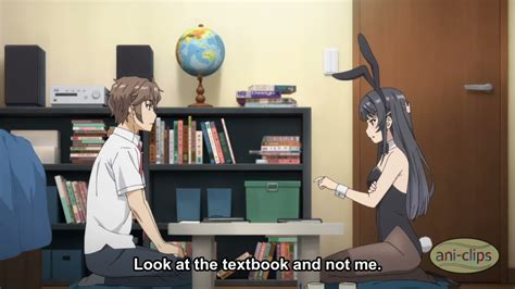 Mai Sakurajima Wearing Bunny Girl Costume Rascal Does Not Dream Of Bunny Girl Senpai Youtube