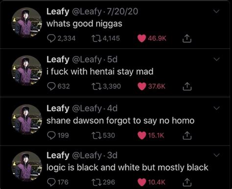 Leafy Is Queer On Twitter Some Iconic Tweets