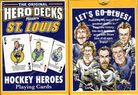 St. Louis Hockey Heroes Playing Cards – PlayingCardDecks.com