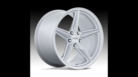 Foose F174 Cf8 Gloss Silver Custom Wheel Youtube