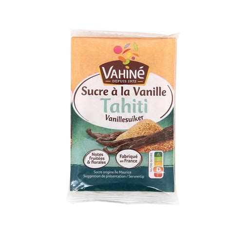 Achat Vente Vahine Sucre à la vanille de Tahiti x5 sachets 37 5g