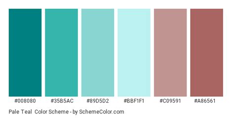 Teal Color Palette Rgb Leda Schuster