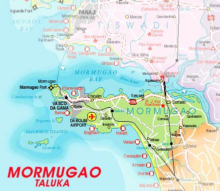 Goa Beach Guide Maps ( Mormugao Taluka )