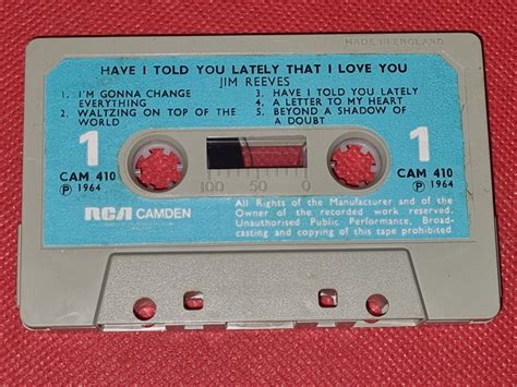 Jim Reeves Songs Have I Told You Lately That I Love You Audio Cassette Tape Vgc Ebay