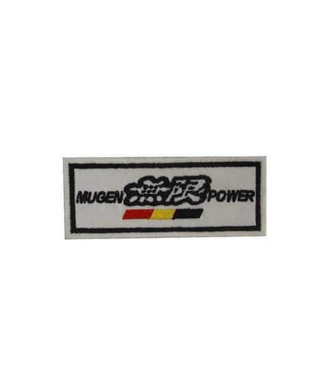 0778 Embroidered Badge Patch Sew On 100mmX40mm MUGEN POWER HONDA