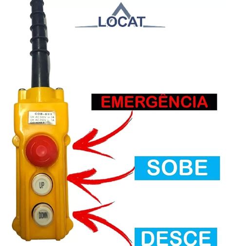 Botoeira Pendente Para Guincho Eletrico Mebuscar Brasil