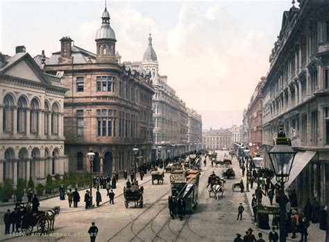 Royal Avenue Of Belfast Circa 1900 Image Free Stock Photo Public