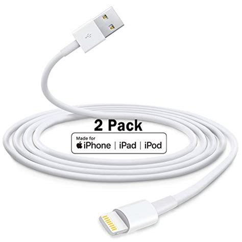 2 Pack Apple MFi Certified IPhone Charger 3ft Apple Lightning To USB