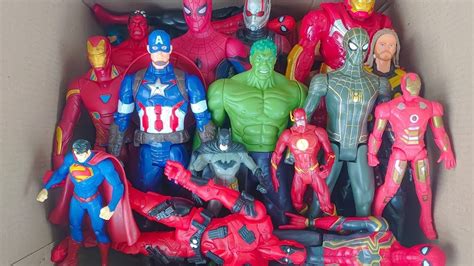 Avengers Toys Spider Man Captain America Hulk Smash Spider Gwen