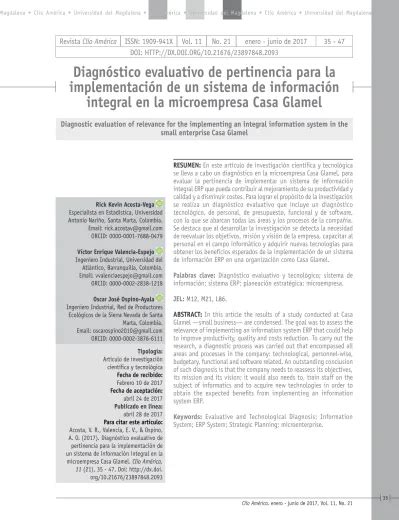 Volver A Los Detalles Del Art Culo Diagn Stico Evaluativo De