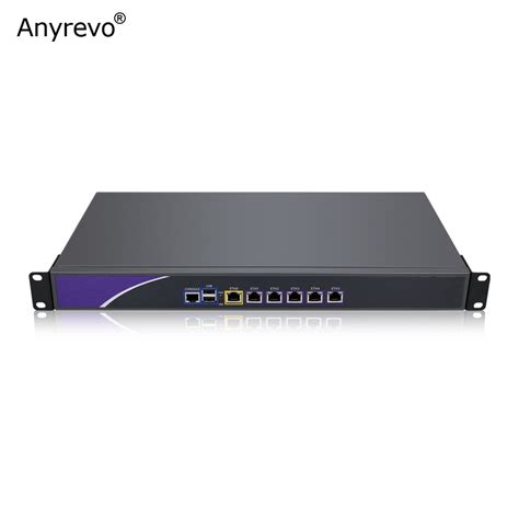 1U Rackmount Servers Firewall With 6 Intel Gigabit I3 2350M VPN PC Soft