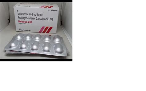 Mebeverine 200mg Hydrochloride At Rs 250box Mebeverine Hydrochloride