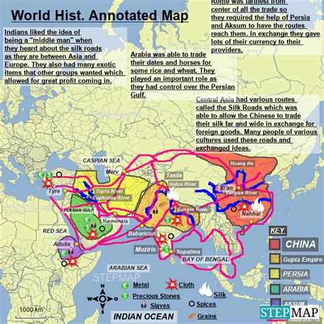 Stepmap Indian Ocean Trade Landkarte F R World