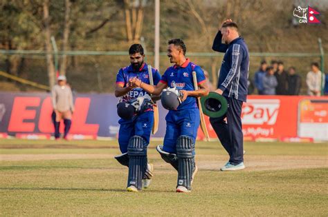 Nepal Beats Scotland By 3 Wickets In Icc World Cup League 2 Triangular Odi Series Match