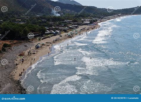 Gaeta Litorale Di Sant Agostino Dalla Via Flacca Stock Photo Image