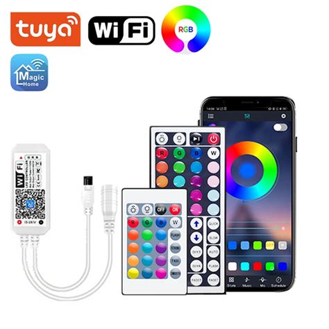 Tuya Wifi Smart Rgb Controler Magic Home Dc V Led Lights Strip