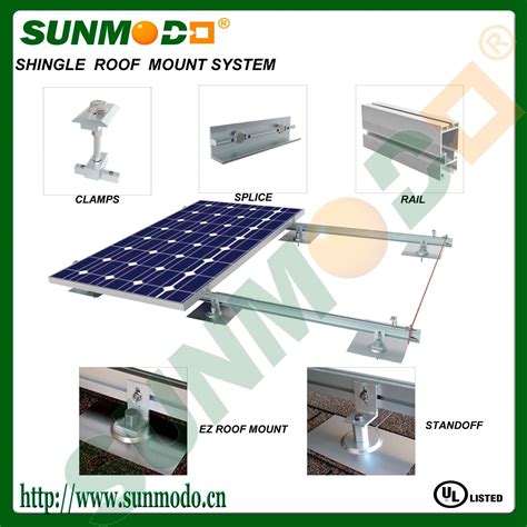 Solar Flashing Mounting Kit Aluminum Plate For Shingle Roof China