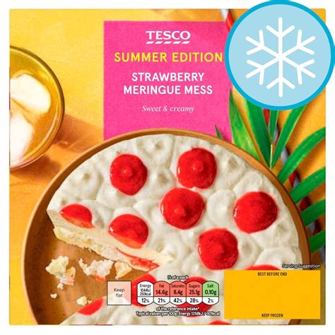 Tesco Strawberry Meringue Mess 415g Tesco Groceries