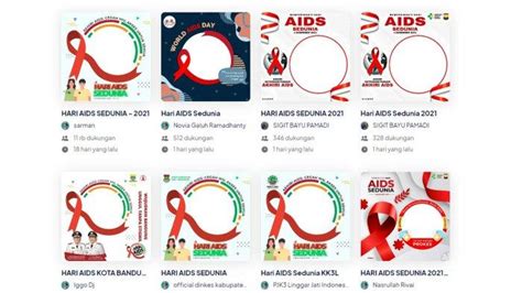 Link Dan Cara Pasang Twibbon Hari AIDS Sedunia 1 Desember 2021 Pasang